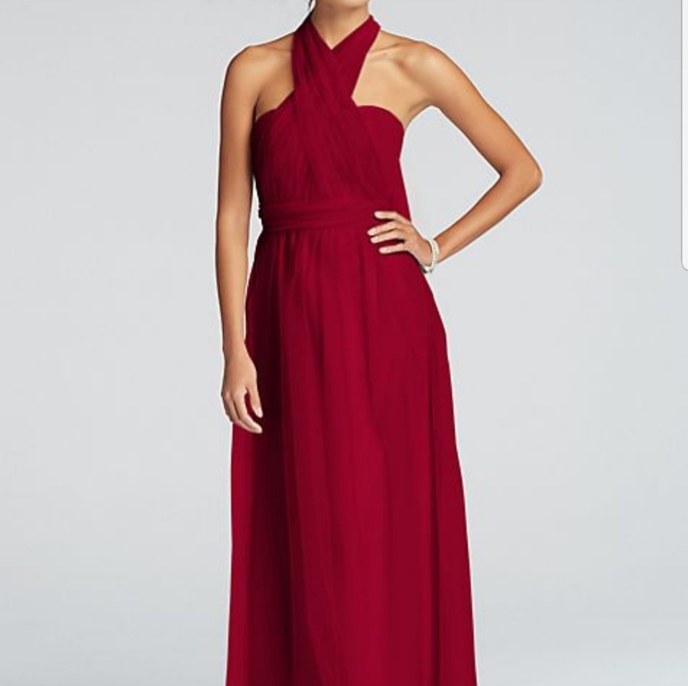 David's Bridal Versa Dress in Apple
